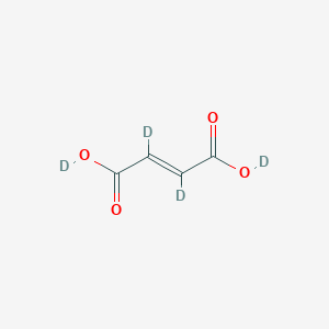 molecular formula C4H4O4 B069670 Fumaric acid-d4 CAS No. 194160-45-7