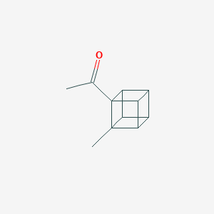 molecular formula C11H12O B069672 1-(2-Methylcuban-1-yl)ethanone CAS No. 180067-47-4