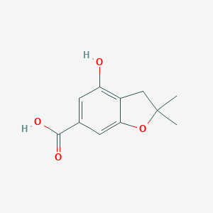4-Hydroxy-2,2-dimethyl-2,3-dihydrobenzofuran-6-carboxylic acid