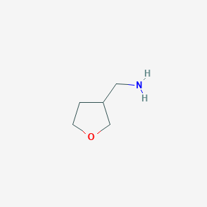 molecular formula C5H11NO B069705 (Tetrahydrofuran-3-yl)methanamine CAS No. 165253-31-6