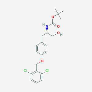 molecular formula C21H25Cl2NO4 B069720 Boc-L-Tyrosinol(2,6-di-Cl-Bzl) CAS No. 169393-62-8
