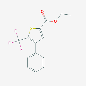 Ethyl 4-phenyl-5-(trifluoromethyl)thiophene-2-carboxylate