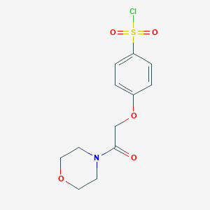 4-[2-(Morpholin-4-yl)-2-oxoethoxy]benzene-1-sulfonyl chloride