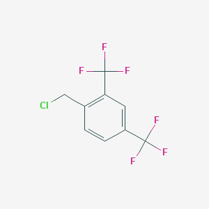 molecular formula C9H5ClF6 B069755 1-(Chloromethyl)-2,4-bis(trifluoromethyl)benzene CAS No. 195136-46-0