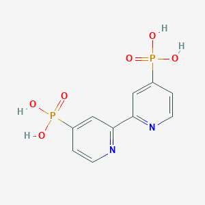 molecular formula C10H10N2O6P2 B069761 [2,2'-Bipyridine]-4,4'-diyldiphosphonic acid CAS No. 194800-56-1