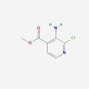 molecular formula C7H7ClN2O2 B069763 Methyl 3-amino-2-chloroisonicotinate CAS No. 173435-41-1
