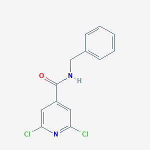 molecular formula C13H10Cl2N2O B069830 N4-Benzyl-2,6-dichloroisonicotinamide CAS No. 182224-71-1