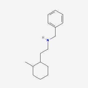 molecular formula C16H25N B6984705 N-benzyl-2-(2-methylcyclohexyl)ethanamine 