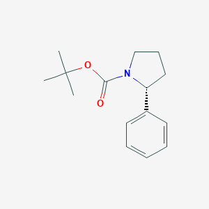 molecular formula C15H21NO2 B069864 (R)-N-Boc-2-phenylpyrrolidine CAS No. 174311-02-5