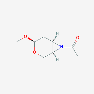3-Oxa-7-azabicyclo[4.1.0]heptane, 7-acetyl-4-methoxy-, [1R-(1alpha,4beta,6alpha)]-(9CI)