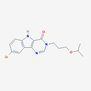 molecular formula C16H18BrN3O2 B069891 H-Glu-Glu-Lys-Leu-Ile-Val-Val-Ala-Phe-OH CAS No. 188818-21-5