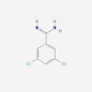 molecular formula C7H6Cl2N2 B069900 3,5-Dichloro-benzamidine CAS No. 188257-67-2