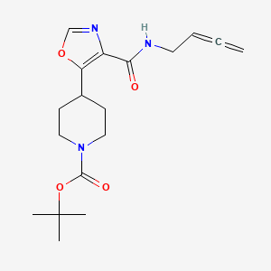 molecular formula C18H25N3O4 B6990271 CID 132315970 