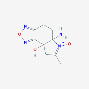 5a-amino-7-methyl-6-oxido-5,8-dihydro-4H-pyrrolo[2,3-g][2,1,3]benzoxadiazol-6-ium-8a-ol