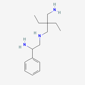 molecular formula C15H27N3 B6990412 N'-(2-amino-2-phenylethyl)-2,2-diethylpropane-1,3-diamine 