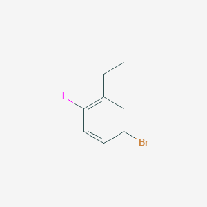 molecular formula C8H8BrI B069907 4-Bromo-2-ethyl-1-iodobenzene CAS No. 175278-30-5