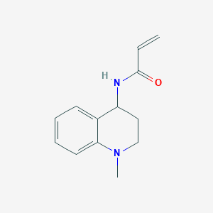 molecular formula C13H16N2O B6991178 N-(1-methyl-1,2,3,4-tetrahydroquinolin-4-yl)prop-2-enamide 