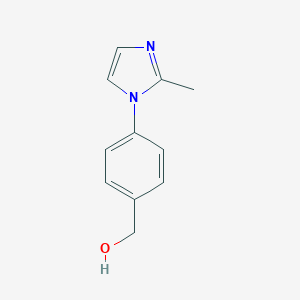 [4-(2-Methylimidazol-1-yl)phenyl]methanol
