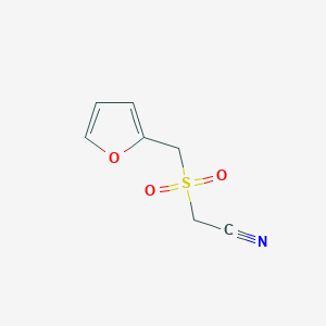2-[(2-Furylmethyl)sulfonyl]acetonitrile