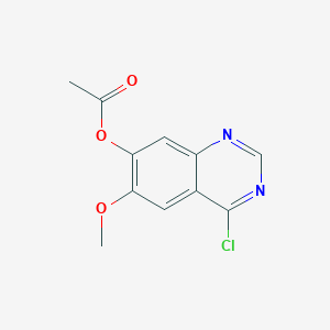 4-Chloro-6-methoxyquinazolin-7-yl acetate