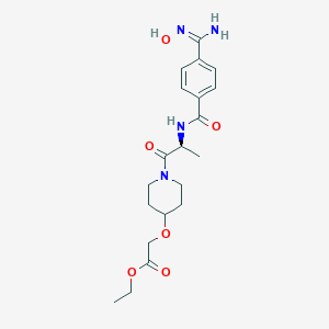 molecular formula C20H28N4O6 B069945 (Z)-Sibrafiban CAS No. 172927-65-0