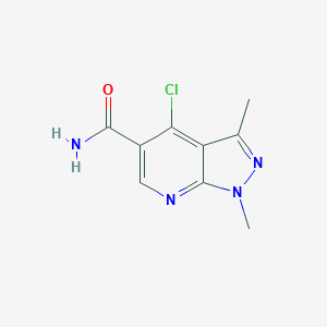 4-Chloro-1,3-Dimethyl-1H-Pyrazolo[3,4-B]Pyridine-5-Carboxamide
