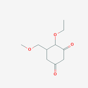 4-Ethoxy-5-(methoxymethyl)cyclohexane-1,3-dione