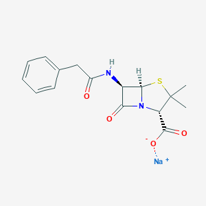 molecular formula C16H17N2NaO4S B000700 Penicillin G sodium CAS No. 69-57-8