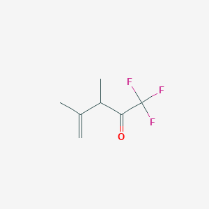 molecular formula C7H9F3O B070033 1,1,1-Trifluoro-3,4-dimethylpent-4-en-2-one CAS No. 163882-70-0