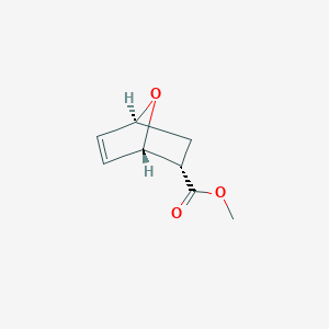 molecular formula C8H10O3 B070042 Methyl (1S,2S,4S)-7-oxabicyclo[2.2.1]hept-5-ene-2-carboxylate CAS No. 186766-46-1