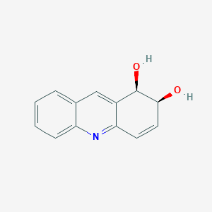 molecular formula C13H11NO2 B070044 (1R,2S)-1,2-Dihydroacridine-1,2-diol CAS No. 192725-12-5
