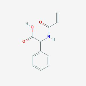 molecular formula C11H11NO3 B070048 2-Acrylamido-2-phenylacetic acid CAS No. 173947-32-5
