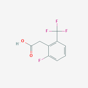 molecular formula C9H6F4O2 B070049 2-Fluoro-6-(trifluoromethyl)phenylacetic acid CAS No. 179946-32-8