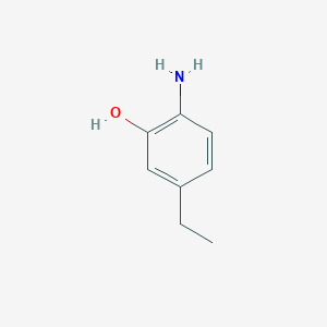 molecular formula C8H11NO B070056 2-Amino-5-ethylphenol CAS No. 182499-90-7