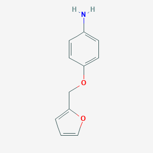molecular formula C11H11NO2 B070057 4-(Furan-2-ylmethoxy)aniline CAS No. 179246-32-3