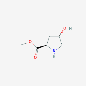 molecular formula C6H11NO3 B070062 (2R,4S)-methyl 4-hydroxypyrrolidine-2-carboxylate CAS No. 178962-09-9