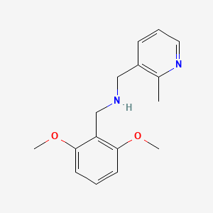 molecular formula C16H20N2O2 B7008834 N-[(2,6-dimethoxyphenyl)methyl]-1-(2-methylpyridin-3-yl)methanamine 
