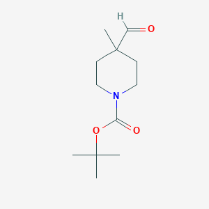 molecular formula C12H21NO3 B070092 1-Boc-4-Formyl-4-methylpiperidine CAS No. 189442-92-0