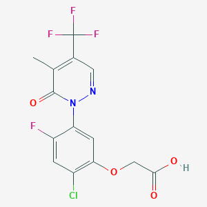molecular formula C14H9ClF4N2O4 B070095 Flufenpyr CAS No. 188490-07-5