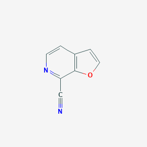 molecular formula C8H4N2O B070099 Furo[2,3-c]pyridine-7-carbonitrile CAS No. 190957-75-6