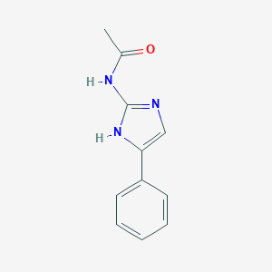 molecular formula C11H11N3O B070111 N-(5-phenyl-1H-imidazol-2-yl)acetamide CAS No. 160041-64-5