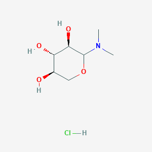 molecular formula C7H16ClNO4 B070113 N-D-Xylosyldimethylamine hydrochloride CAS No. 179902-33-1