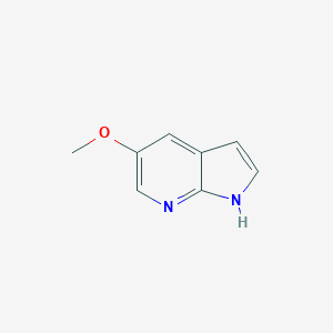 molecular formula C8H8N2O B070128 5-Methoxy-7-azaindole CAS No. 183208-36-8