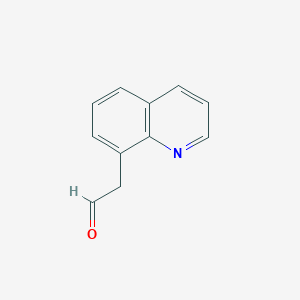 2-(Quinolin-8-YL)acetaldehyde