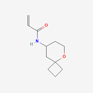 molecular formula C11H17NO2 B7016478 N-(5-oxaspiro[3.5]nonan-8-yl)prop-2-enamide 