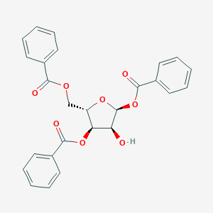 molecular formula C26H22O8 B070165 1,3,5-tri-O-benzoyl-alpha-L-ribofuranose CAS No. 171866-30-1