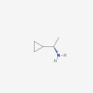 molecular formula C5H11N B070168 (S)-1-Cyclopropylethylamine CAS No. 195604-39-8