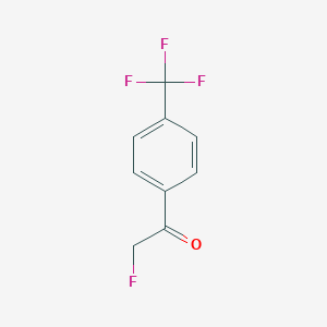 2-Fluoro-1-[4-(trifluoromethyl)phenyl]ethan-1-one