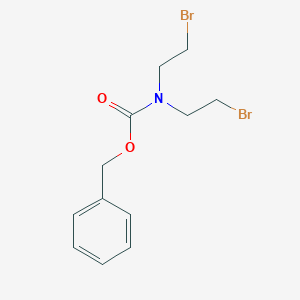 molecular formula C12H15Br2NO2 B070174 Benzyl bis(2-bromoethyl)carbamate CAS No. 189323-09-9