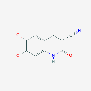 6,7-Dimethoxy-3-cyano-3,4-dihydrocarbostyril